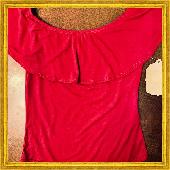 Altar’d State - Ruffled Body Suit in Red (NWT) - Picture 4 of 7